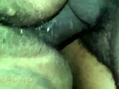 Big natural tits homemade brunette gets messy with ebony cock