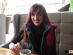 Luna is a red-haired French beauty who enjoys anal sex with two partners at once