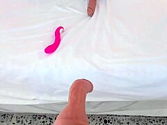Have you seen Valerynova’s wild titty fuck with toys on webcam?