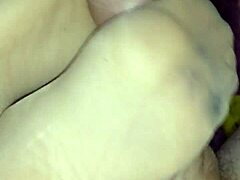 What’s Behind This Homemade Footjob in Sheer Nylons?