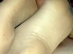What’s Behind This Homemade Footjob in Sheer Nylons?