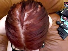 filthy dezi rae works him till he explodes on her stunning face after rimjob