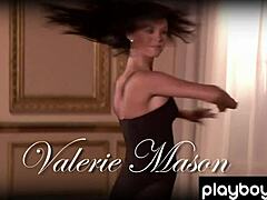 Valerie Mason, flexible Latina ballerina, shows fake boobs
