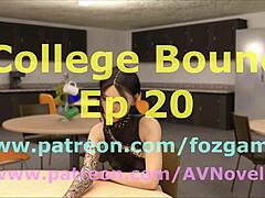 bound tease in anime game style