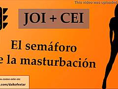 daring spanish joi game for jerking