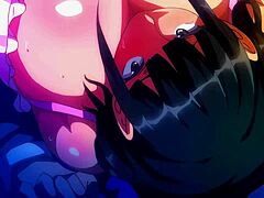Guy Fucks Two Busty Big-Ass Hentai Girls