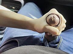 Step sister’s fierce car blowjob shocks everyone