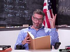 Teacher Fucks Student’s Hairy Pussy in Hardcore Session