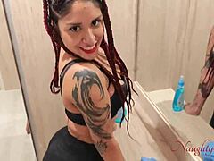 Latina Housekeeper’s Naked Duty Turns Cheeky