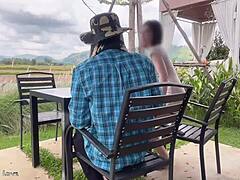 Gardener Fucks Beautiful Lady In Garden
