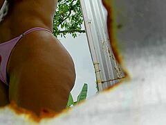 Latina Beauty Teases With Stunning Tan And Curves