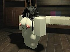 Damn! This Big-Titted Slut in Roblox Goes Wild in Her First Test Video!