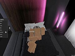 My Cheeky GF’s Taboo Footjob In Roblox Game