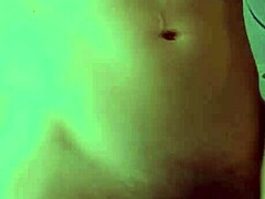 Twisting My Big Pierced Cock Hard