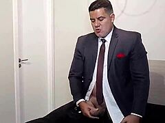 Cheeky Yuri Gaúcho’s Massive Boss Cumshot Display