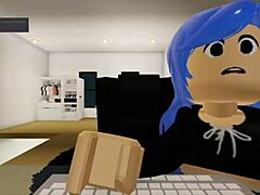 Roblox girl screwed hard by sneaky intruder