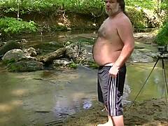 g-string teen strips outdoors in thong gallery
