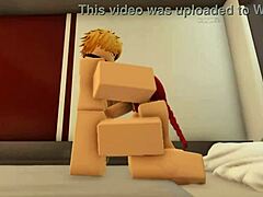 Denji and Makima in Wild Roblox Action
