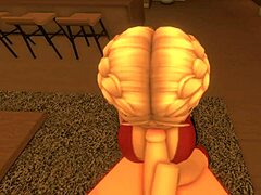 Roblox girl sucks small cock of royal boyfriend
