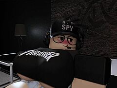 Roblox Girl Sucks Boyfriend’s Cock While He Sleeps Hard