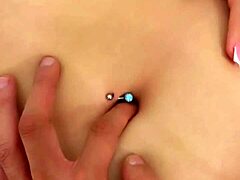 hey, wanna watch me slip a good finger into this beautiful navel close-up?