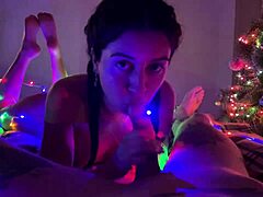 Stepsister Plays with My Dick and Delivers an Unforgettable Blowjob
