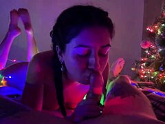 Stepsister Plays with My Dick and Delivers an Unforgettable Blowjob
