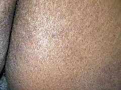 Ebony Babe Rides Massive Black Cock