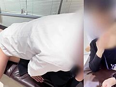 Office Secrets Unveiled: Japanese OL With Little Experience Tries Sex During Lunch Break