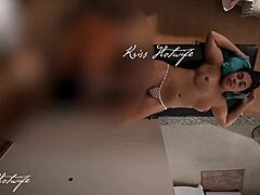 married slut massages with tits out and bikini wedged