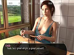 Curvy Fat Babe Dominates in 3D Game House