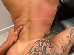 Stepmom takes full cock in ass then mouth cum