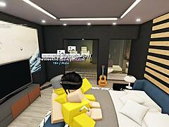 Fucking my best friend inside Roblox for a wild virtual thrill.