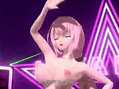Megurine Luka's Daring Nude Fever Display