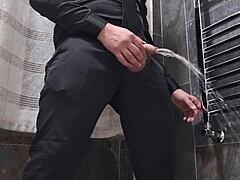 Adora Spits on His Thick Italian Cock and Cums with Loud Moans - Open Wide and Taste My Hot Load, Slut