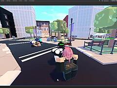 Wild Group Sex Game Unfolds in Whorblox Skins Part 7