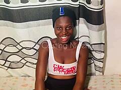 Petite Melanin May shines in amateur casting interview