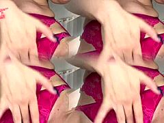Pink panty fetish ignites wild femdom lingerie play