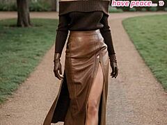 the duchess in ai-illustrated leather porn with clothed sex and boots fantasy