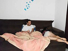 hey, stepmom shares sofa with me for naughty fun