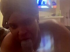 Religious Islamic Muslim Whore Sucking Cock in Bedroom with Full Submission