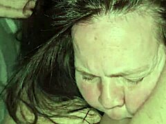 i can't believe this cougar swallowed my huge load in her mouth!