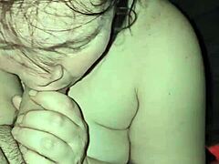 i can't believe this cougar swallowed my huge load in her mouth!