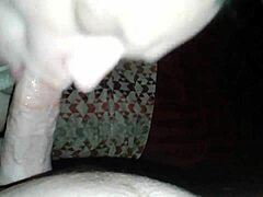 Wife sucking my cock with raw hunger every single night.