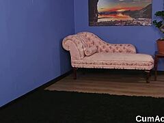 Wow, watch this sexy doll GET SPERM SHOT on her face, GULPING every last drop!