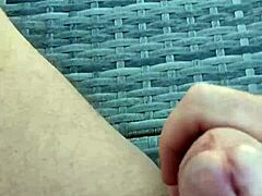 I jerk off and cum on my belly, feeling so good.