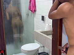 i entered bath and ended up with her using my big tool