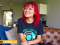 Petite Colombian Teen Melissa Mocosa Moans on Huge Cock