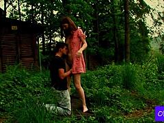 Karolina and Evzen in raw homemade European action