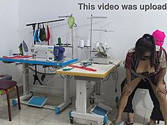 Latina Milf Seduces Hard in Sewing Workshop Session